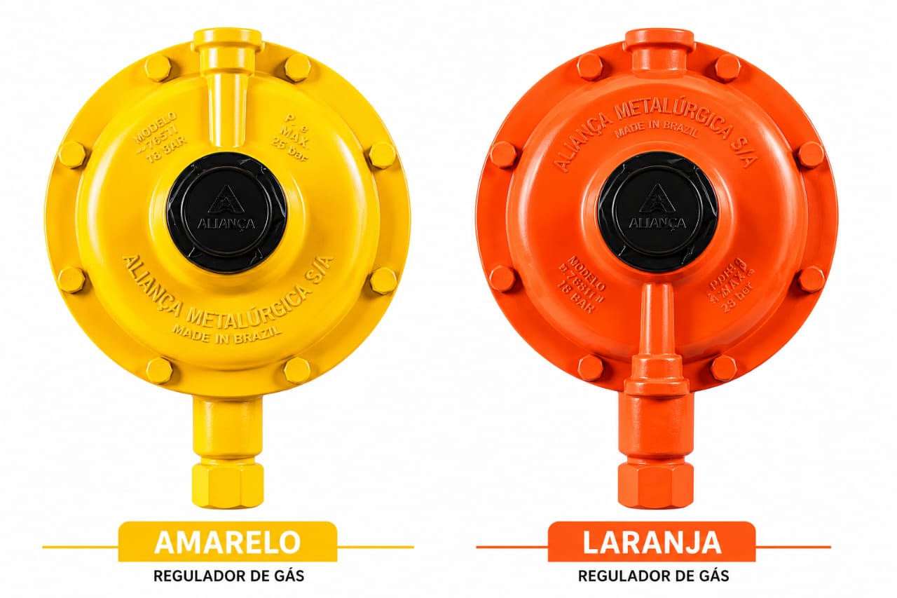 Regulador de baixa pressão 50kg aliança