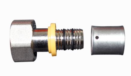 Adaptador Pex Gás  16mm x 1/2  fêmea - Astra