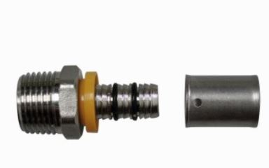 Adaptador Pex Gás 16mm x 1/2- Macho-  Astra