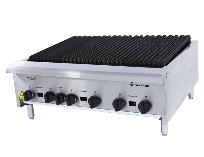 Charbroiler deguste luxo american  CCG120 gás - Venâncio