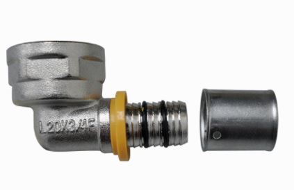 Cotovelo Pex Gás 20MM 1/2 " - Fêmea -  Astra