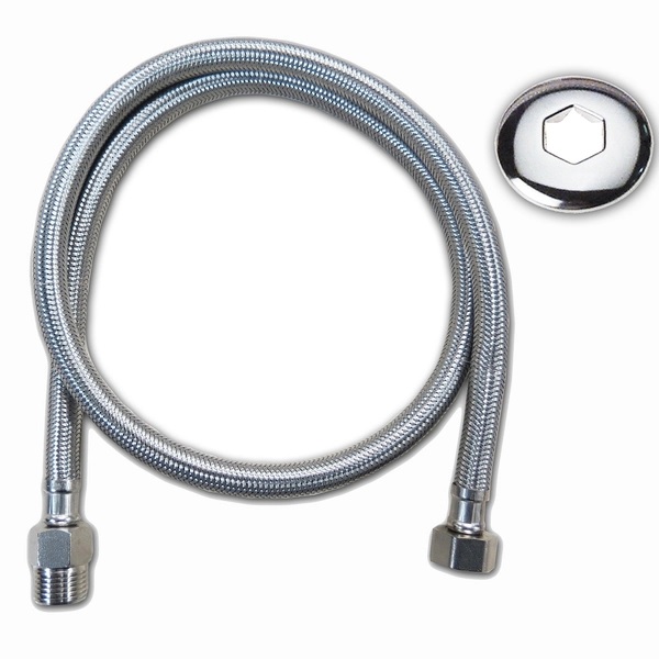 Flexivel para água  1M 1/2" M/F
