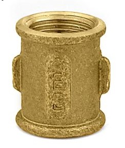 Luva Latão 1/2" NPT