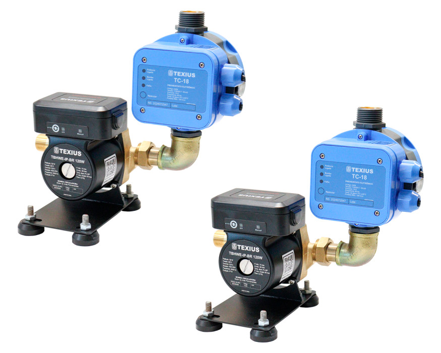 Mini Pressurizador TPWE-IP-BR-TC18 120W - 220V