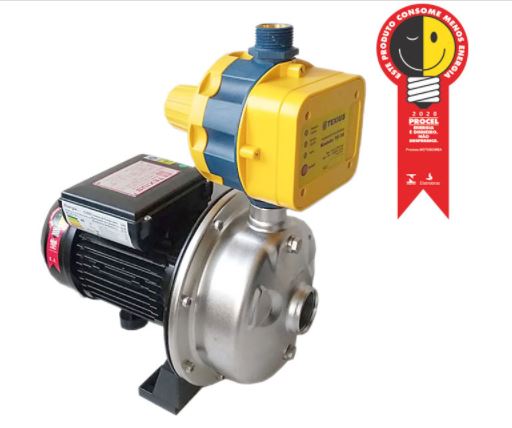 Pressurizador de aço inox com pressostato