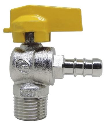 Registro de gás angular 1/2"(E) x BM