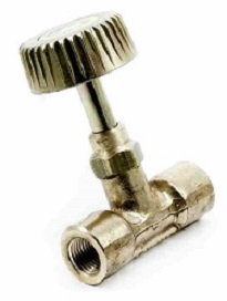 Registro para gás 1/8" Fêmea Latão
